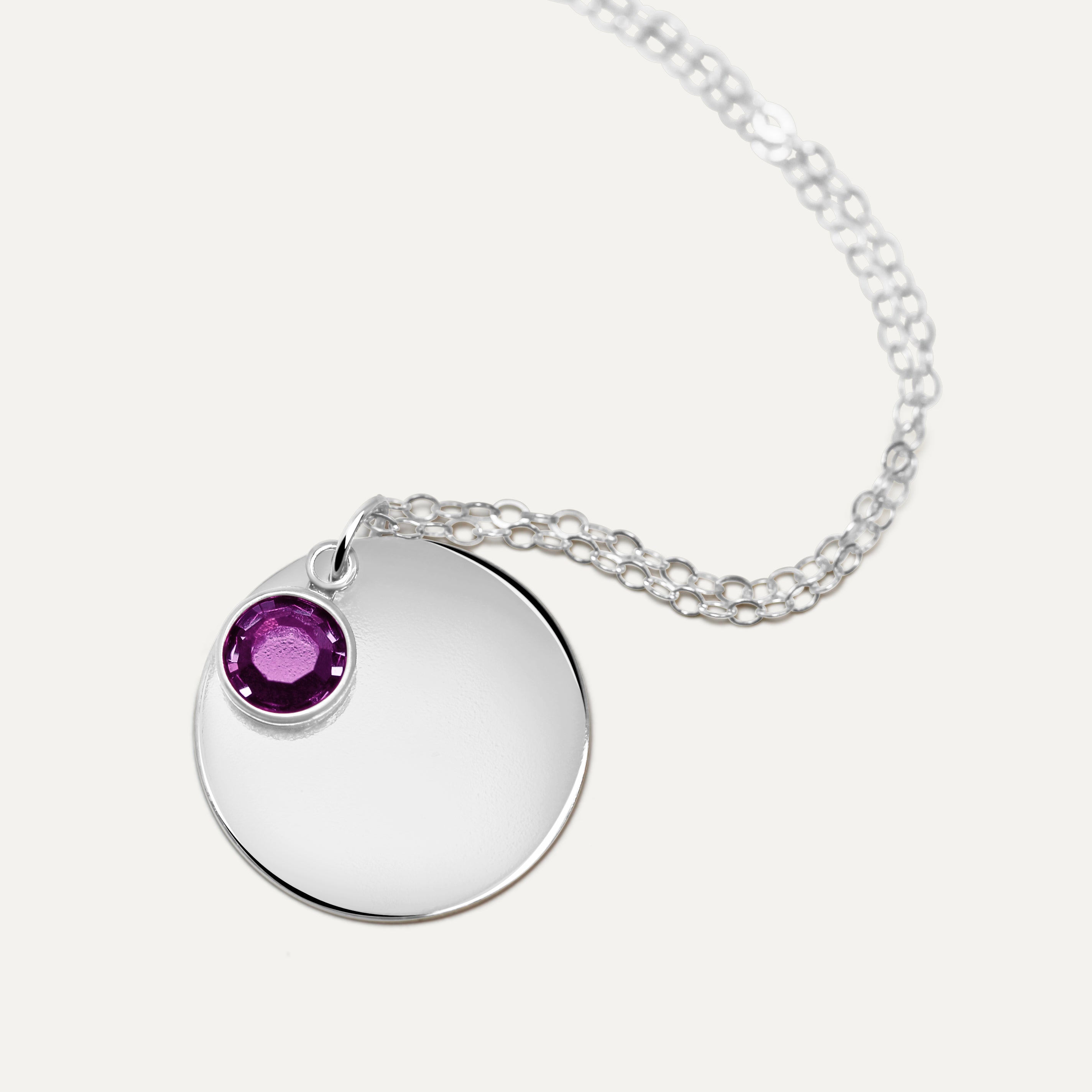 Gabriella Necklace with birthstone