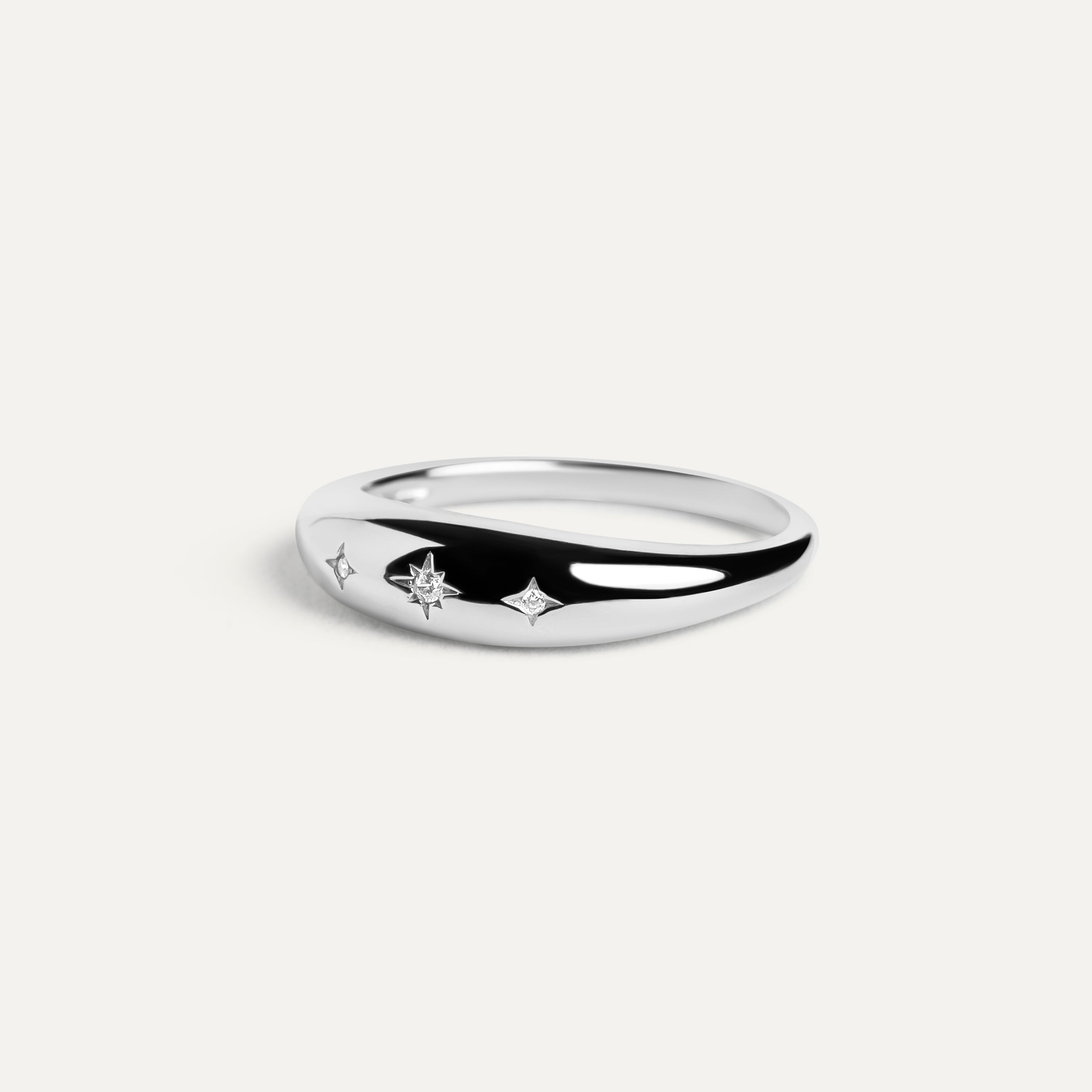 Nebula Night Thick Ring