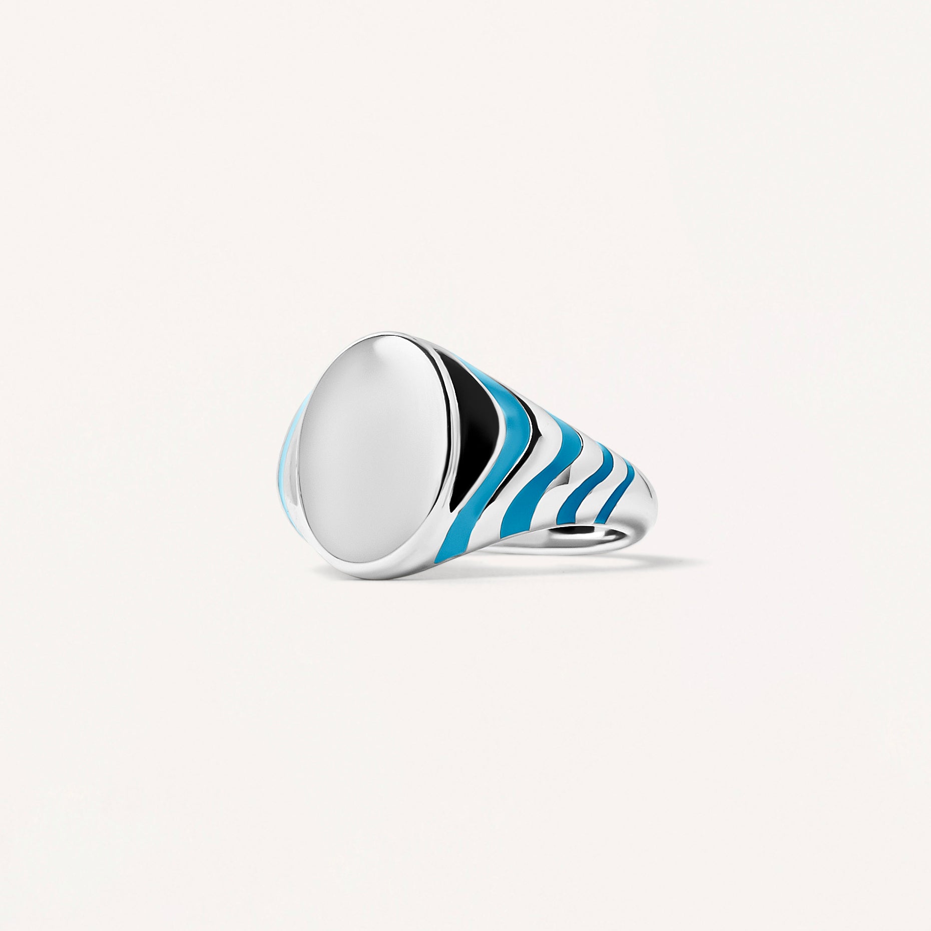 Coral Cove Blue Shell Ring