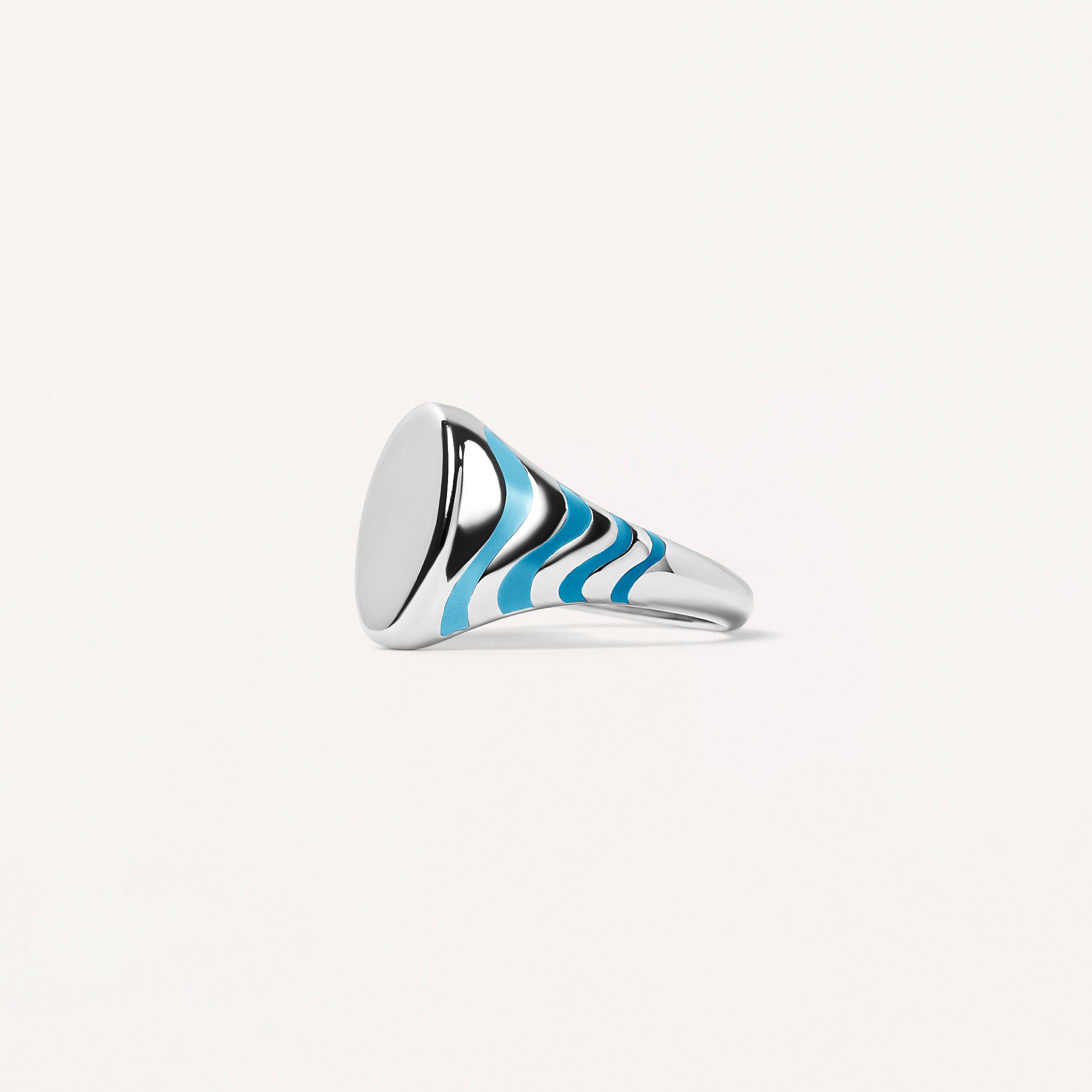 Coral Cove Blue Shell Ring