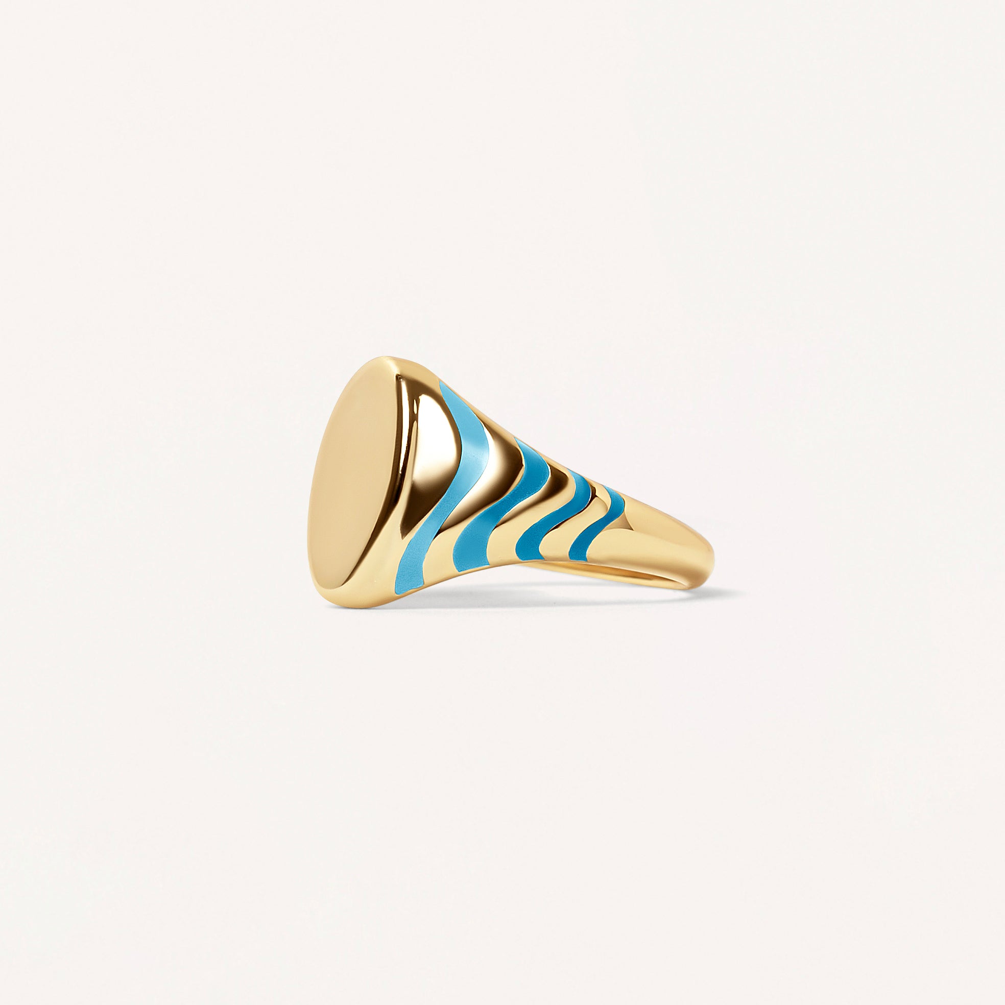 Coral Cove Blue Shell Ring