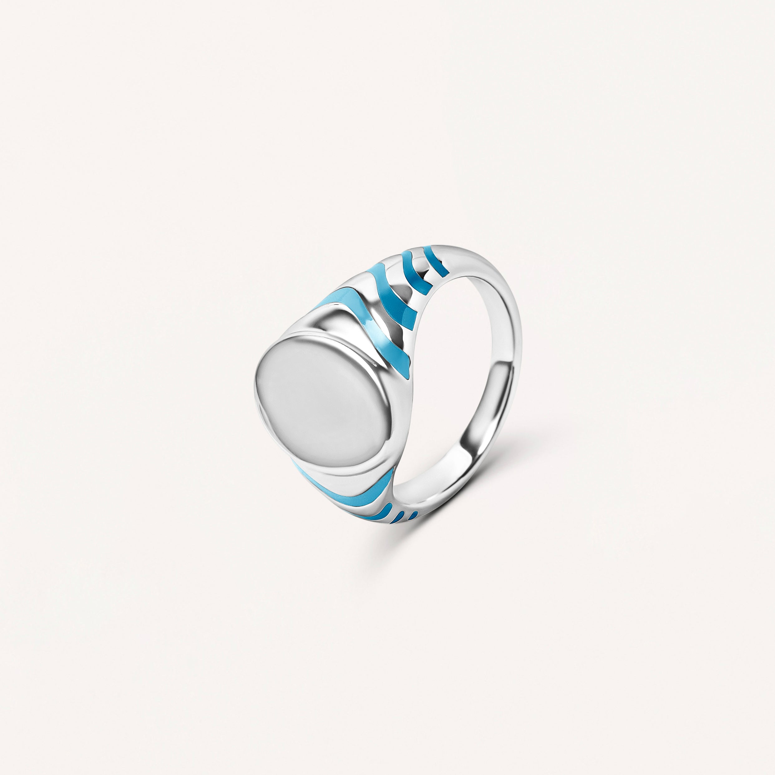 Coral Cove Blue Shell Ring