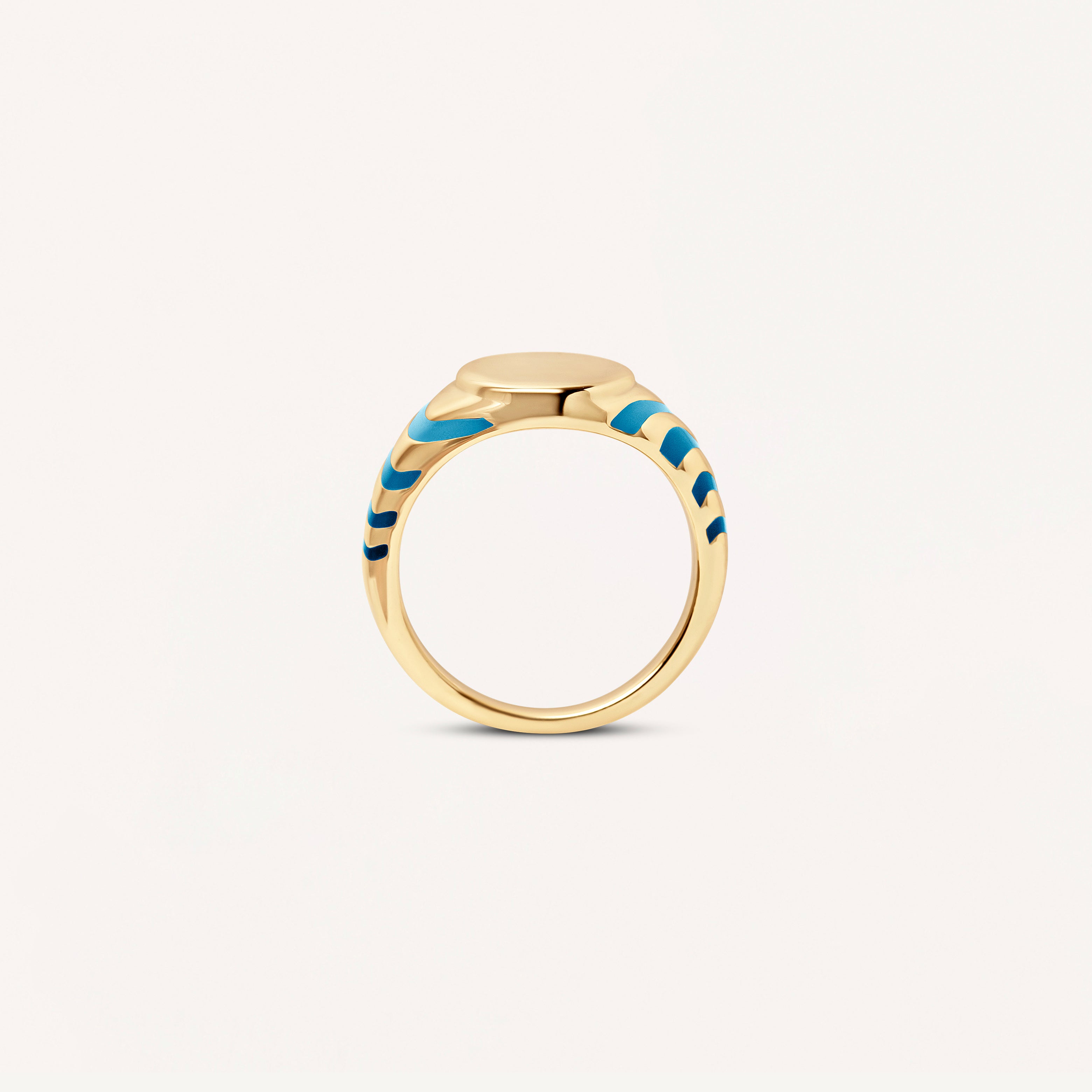 Coral Cove Blue Shell Ring