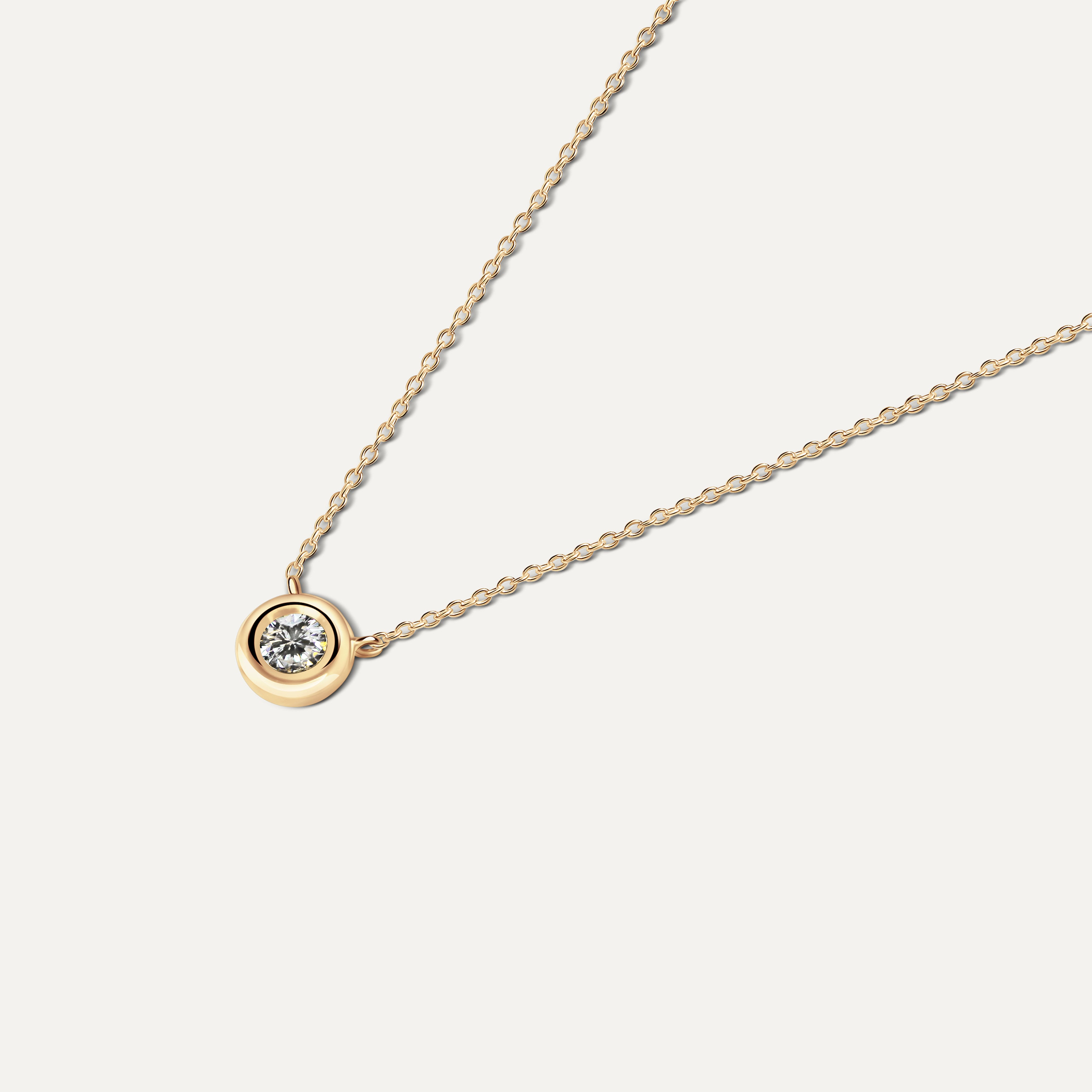 Grace Gold and Diamond Necklace Medium